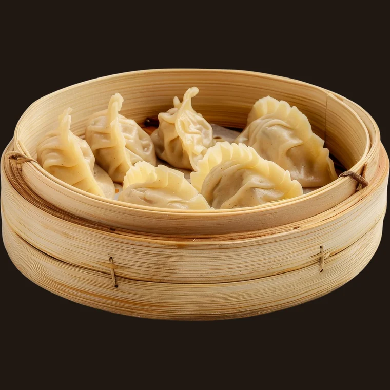 Jiaozi alla griglia con salsa di soia