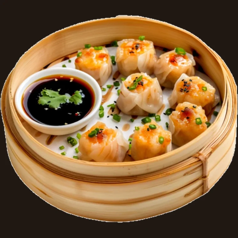 Shaomai con salsa di soia